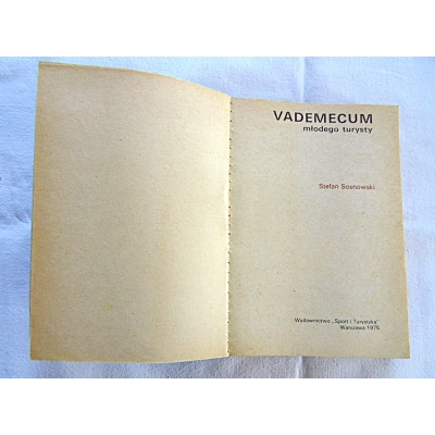 Sosnowski S. VADEMECUM MŁODEGO TURYSTY  92/11