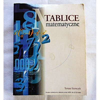 Szymczyk T. TABLICE MATEMATYCZNE  358/12