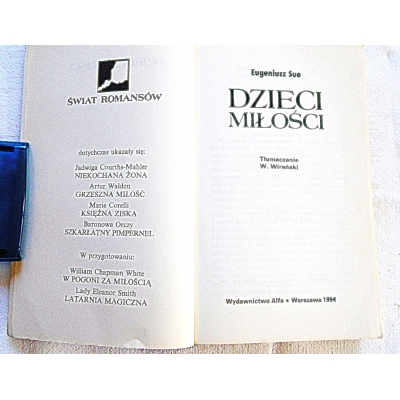 Sue E. DZIECI MIŁOŚCI Świat romansów  92/11