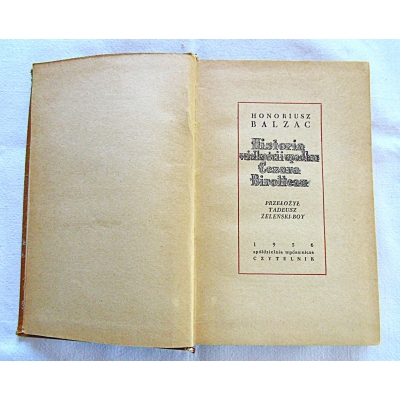 Balzac HISTORIA WIELKOŚCI I UPADKU CEZARA  BIROTTEAU  206/9