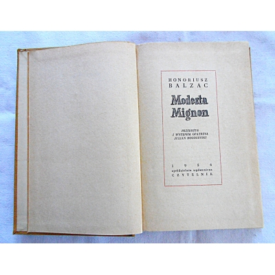 Balzac H. MODESTA MIGNON  60/9