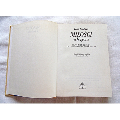 Baldwin L. MIŁOŚCI ICH ŻYCIA  206/9