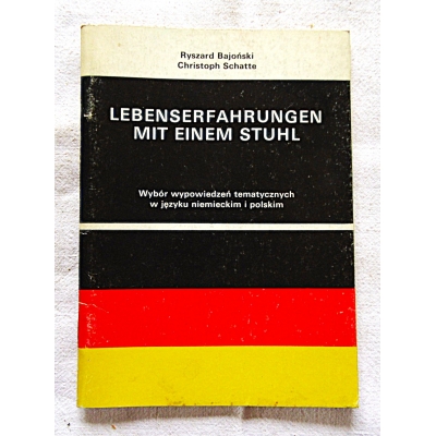 Bajoński R. LEBENSERFAHRUNGEN MIT EINEM STUHL