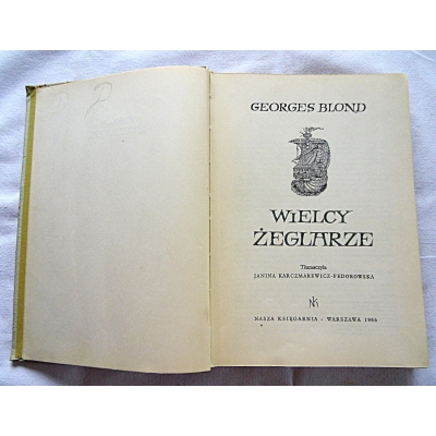Blond G. WIELCY ŻEGLARZE  206/9