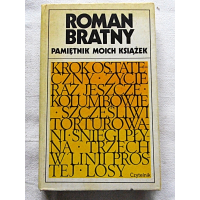 Bratny R. PAMIĘTNIK MOICH KSIĄŻEK  20/9