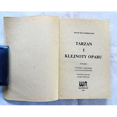 Burroughs E.R. TARZAN I KLEJNOTY OPARU  107/7