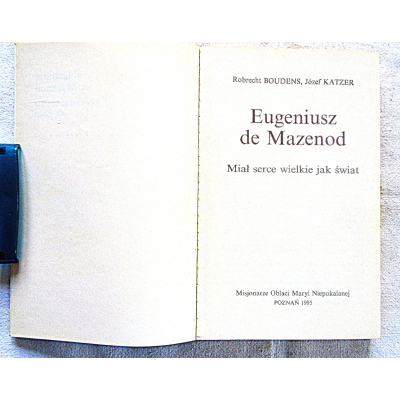 Boudens R. EUGENIUSZ DE MAZENOD  393/13