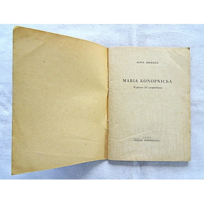 Brodzka A. MARIA KONOPNICKA  25/9