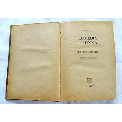 Balzac H. KOMEDIA LUDZKA  EUGENIA GRANDET  32/8