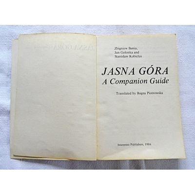 Bania Z. JASNA GÓRA   A  Companion Guide  63/12