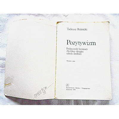 Bujnicki T. POZYTYWIZM  260/8