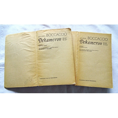 Boccaccio G. DEKAMERON 1,2   180/6