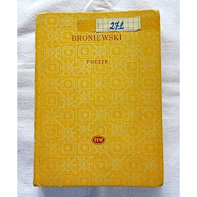 Broniewski W. POEZJE  31/9