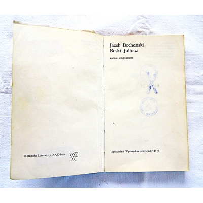 Bocheński J. BOSKI JULIUSZ  31/9