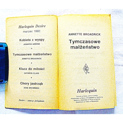 Broadrick A. TYMCZASOWE MAŁŻEŃSTWO  65/7
