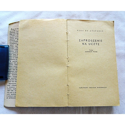 Cespedes A. ZAPROSZENIE NA UCZTĘ  166/12