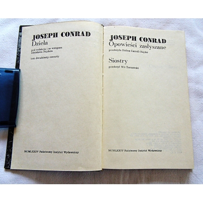 Conrad J. OPOWIEŚCI ZASŁYSZANE,SIOSTRY  206/9