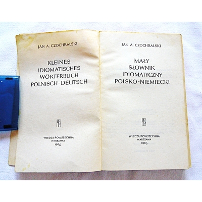 Czochralski J.A. MAŁY SŁOWNIK IDIOMATYCZNY POLSKO-NIEMIECKI   22/14