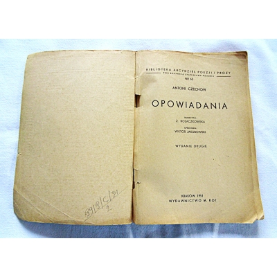 Czechow A.  NOWELE  99/9
