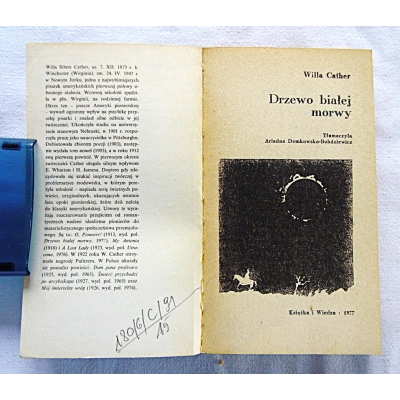 Cather W. DRZEWO BIAŁEJ MORWY  180/6
