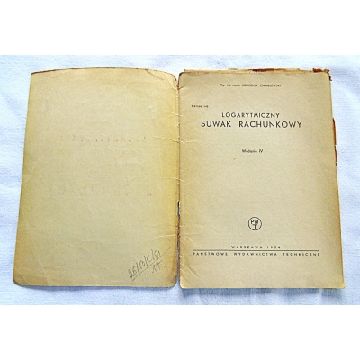Chmielewski H. LOGARYTMICZNY SUWAK RACHUNKOWY  26/13