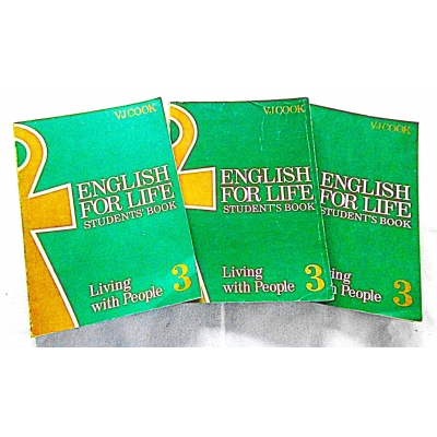 Cook  V.J. ENGLISH FOR LIFE III  Students' Book  Living with People  3 szt