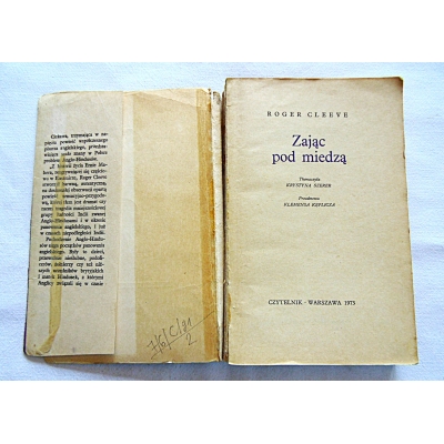 Cleeve R.  ZAJĄC POD MIEDZĄ  7/6