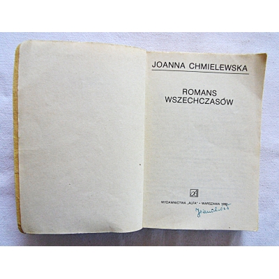Chmielewska J. ROMANS WSZECHCZASÓW  563/14