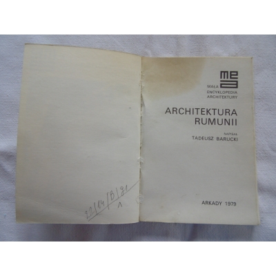 Barucki T. ARCHITEKTURA RUMUNII  22/14