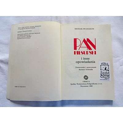 Bułhakow M. PAN PIŁSUDSKI   281/10