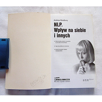 Bradbury A. NLP. WPŁYW NA SIEBIE I INNYCH   1/16