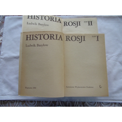 Bazylow L. HISTORIA ROSJI Tom 1,2   281/10