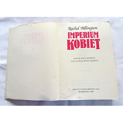 Billington R. IMPERIUM KOBIET  281/10