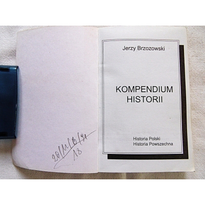 Brzozowski J. KOMPENDIUM HISTORII  Historia Polski i Historia Powszechna 26/11