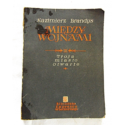 Brandys K. MIĘDZY WOJNAMI Tom III Troja, miasto otwarte  87/15