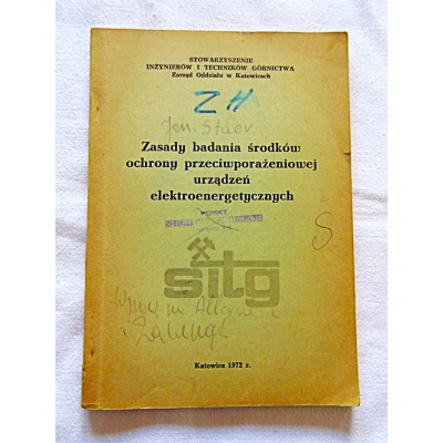 Staer J. ZASADY BADANIA ŚRODKÓW OCHRONY PRZECIWPORAŻENIOWEJ ... 276/15