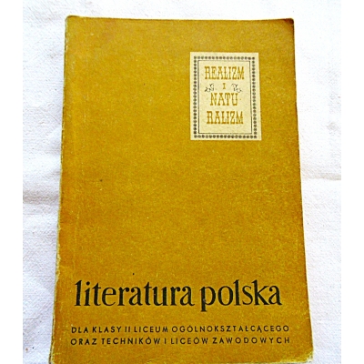 Kulczycka-Saloni J. LITERATURA POLSKA  DRUGIEJ POŁOWY XIX w.  500/14