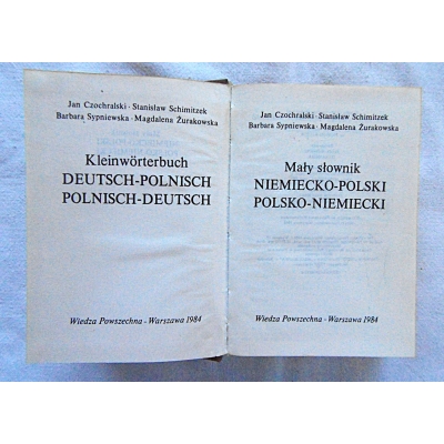 Pr.zb. MAŁY SŁOWNIK NIEMIECKO-POLSKI* POLSKO- NIEMIECKI  151/11