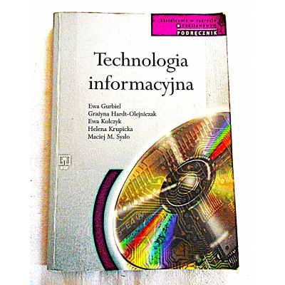Pr.zb. TECHNOLOGIA INFORMACYJNA  Podręcznik  314/12