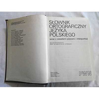 Pr.zb. SŁOWNIK ORTOGRAFICZNY JĘZYKA POLSKIEGO wraz z zasadami...93/14