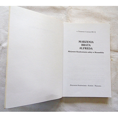 Contran N. MARZENIA BRATA ALFREDA  Misjonarz Kombonianin zabity w M... 151/11
