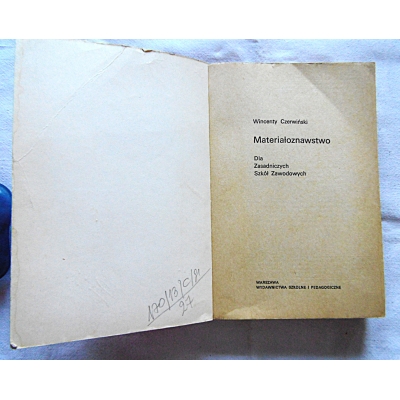 Czerwiński W. MATERIAŁOZNAWSTWO dla ZSZ  170/13