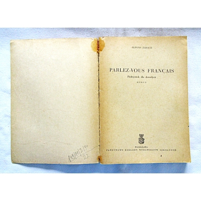 Zarach A. PARLEZ-VOUS FRANCAIS?  Podręcznik dla dorosłych  Kurs II  149/11