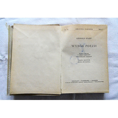 Staff L. WYBÓR POEZJI  31/9
