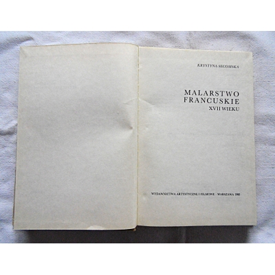 Secomska K. MALARSTWO FRANCUSKIE XVII w. 543/134