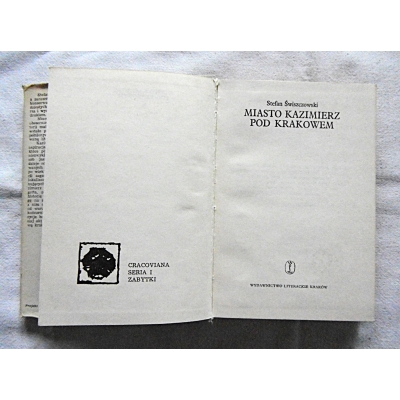 Świszczowski S. MIASTO KAZIMIERZ POD KRAKOWEM   281/10
