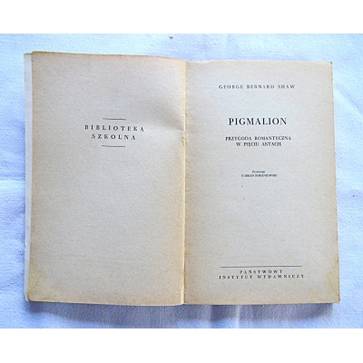 Shaw G.B. PIGMALION  31/9