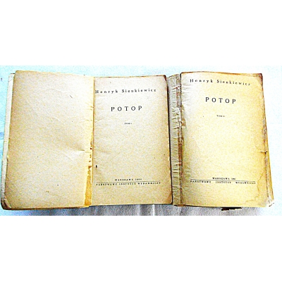 Sienkiewicz H.POTOP Tom I i II 282/8