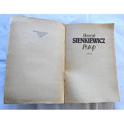 Sienkiewicz H. POTOP Tom III  62/9