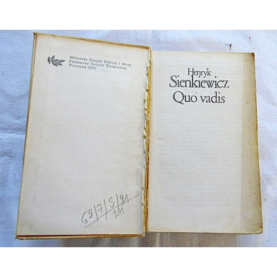 Sienkiewicz H.  QUO VADIS  68/7